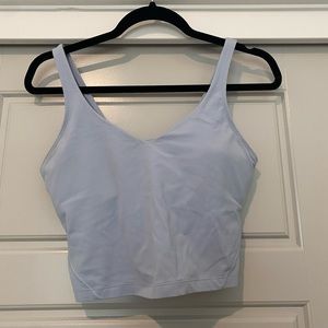 lululemon align tank sz 8 blue linen